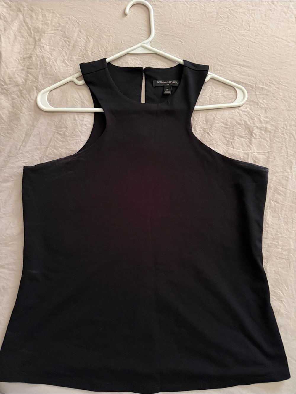 Banana Republic Black High-Neck Sleeveless Tank